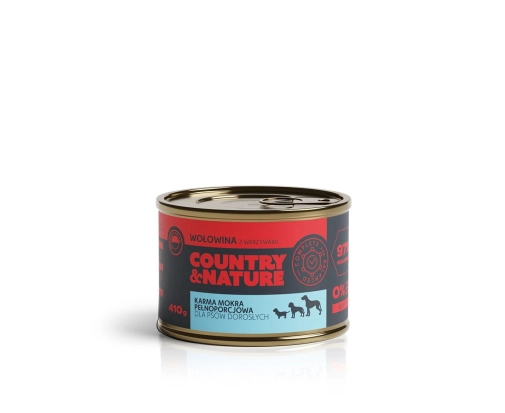 Country&Nature Wołowina Z Warzywami 410g