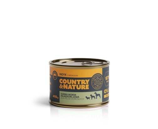 Country&Nature Indyk Z Brokułem 410g