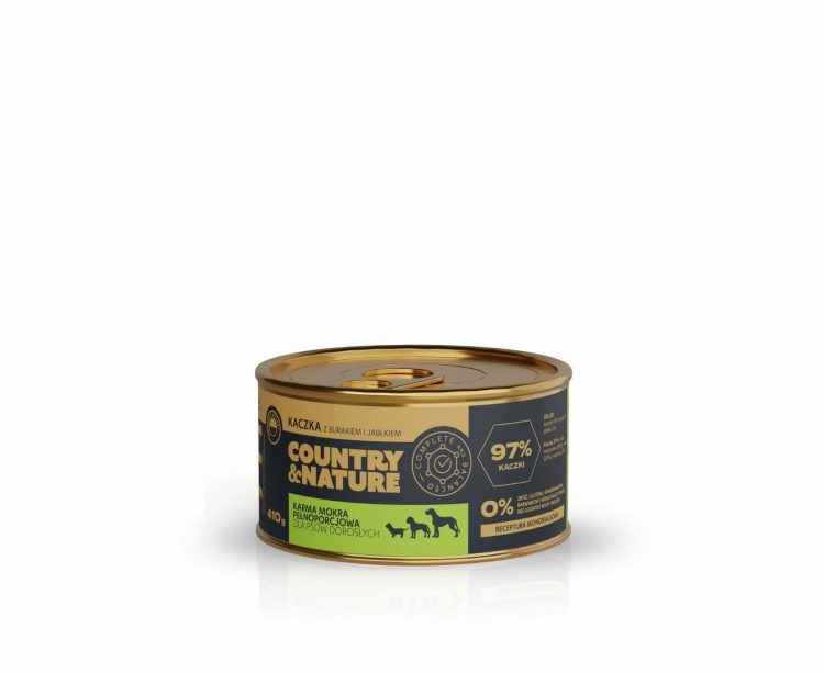 Country&Nature Kaczka Z Burakami 410g