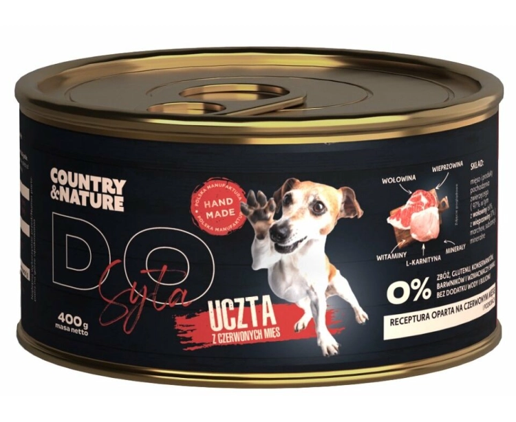 Country&Nature Do Syta Uczta Z Czerwonych Mięs 410g