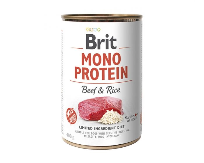 Brit Care Mono Protein Wołowina Z Ryżem 400g