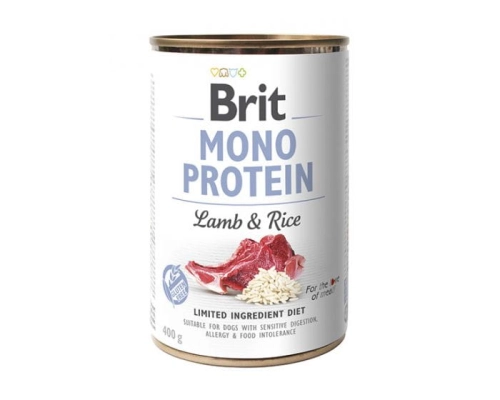 Brit Care Mono Protein Jagnięcina Z Ryżem 400g