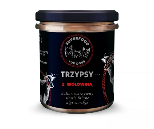 Trzypsy Z Wołowiną 300g