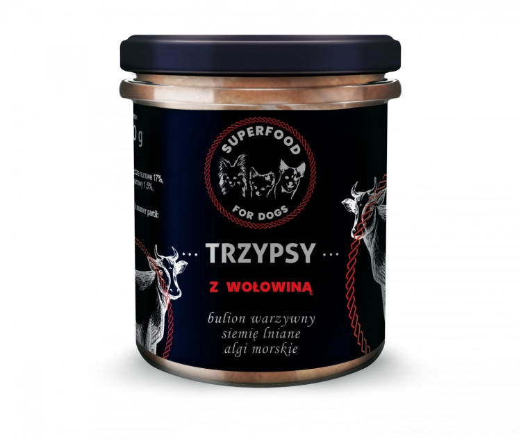 Trzypsy Z Wołowiną 300g