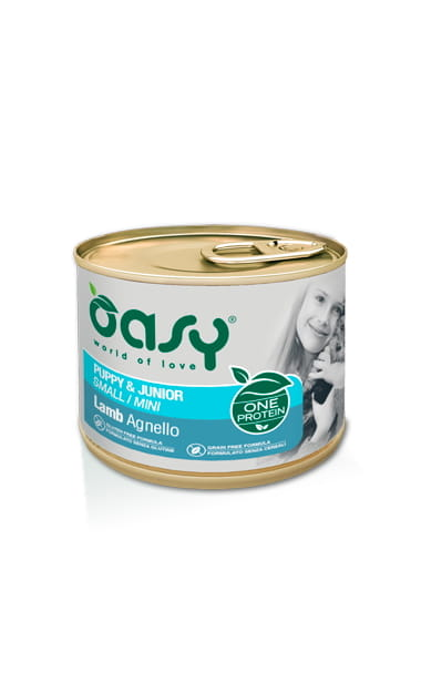 Oasy One Protein Dog Mini Puppy Junior Jagnięcina 200g