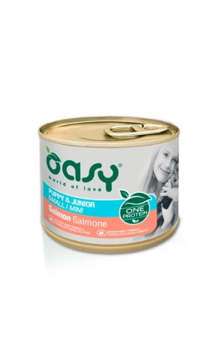 Oasy One Protein Dog Mini Puppy Junior Łosoś 200g