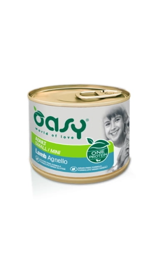 Oasy One Protein Dog Adult Mini Jagnięcina 200g