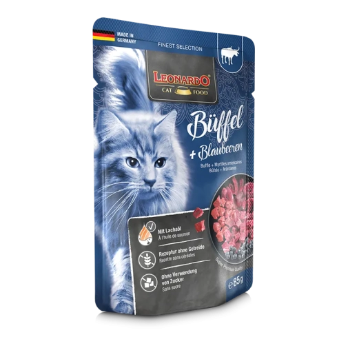 Leonardo Finest Selection Bawół Z Jagodami Saszetka 85g