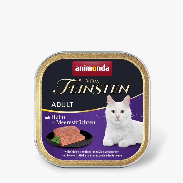 Animonda Vom Feinsten Cat Kurczak/Owoce Morza 100g