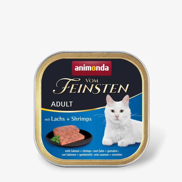 Animonda Vom Feinsten Cat Łosoś/Krewetki 100g