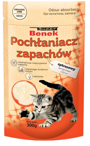 Benek Pochłaniacz Corn Cytrusowy 300g