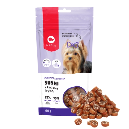 Maced Przysmak Dla psa Sushi Kaczka Z Rybą 60g