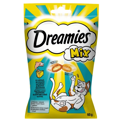 Dreamies Przysmak Dla Kota Łosoś / Ser 60g