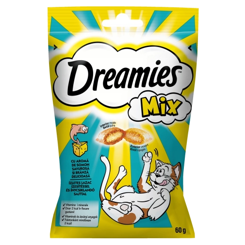 Dreamies Przysmak Dla Kota Łosoś / Ser 60g