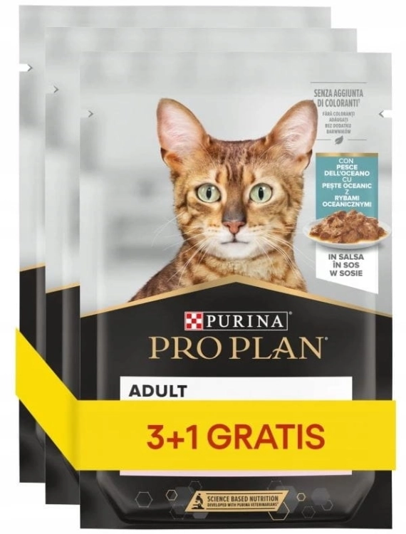 Pro Plan Cat Nutris Delicate Ryby Saszetka 85g Promo 3+1