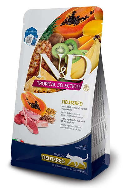 N&D Tropical Cat Neutered Jagnięcina 300g
