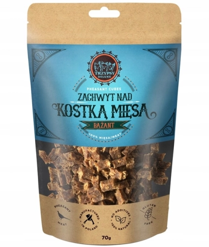 Zachwyt Nad Kostką Mięsa Z Bażanta 70g
