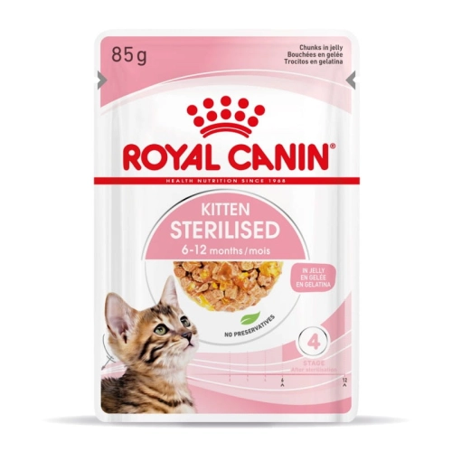 Royal Wet. Kitten Sterilised in Gelly 85g