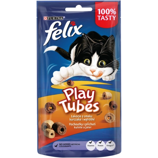 Felix Play Tubes Kurczak I Wątróbka 50g