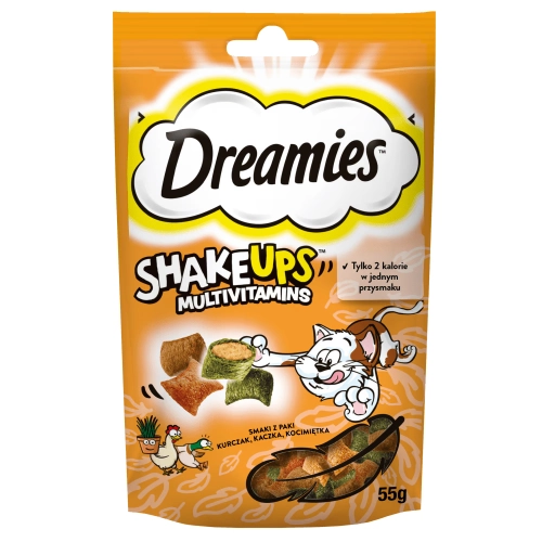 Dreamies Przysmak Dla Kota Z Kaczka & Kocimiętka & Kurczak 55g