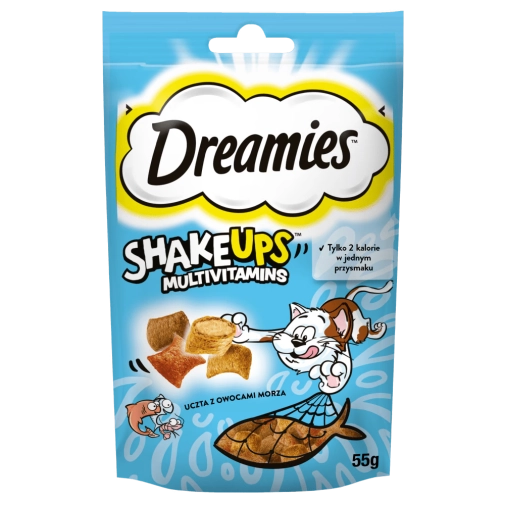Dreamies Przysmak Dla Kota Z Krewetki & Łosoś & Tuńczyk 60g