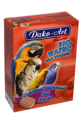 Dako-art Wapno Dla Ptaków Bio Duża Kostka 100g