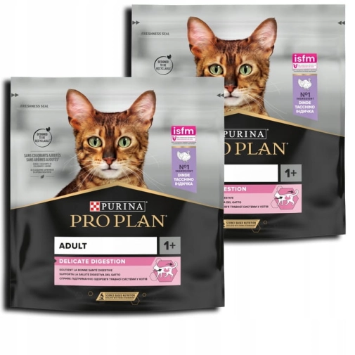 Pro Plan Cat Delicate Indyk 400g + 400g Gratis