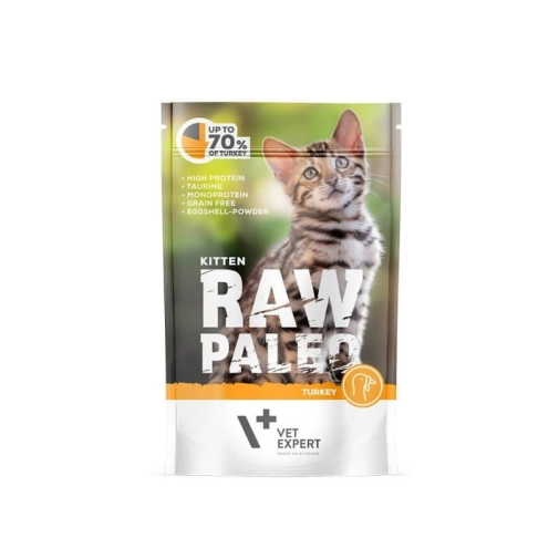 Raw Paleo Dla Kota Kitten Z Indykiem 100g
