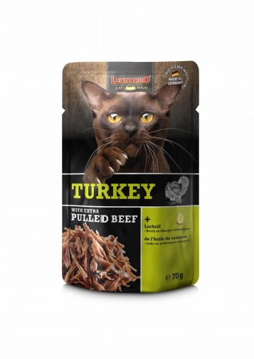 Leonardo Pulled Beef Extra Szarpane Mięso Z Indyka Saszetka 70g