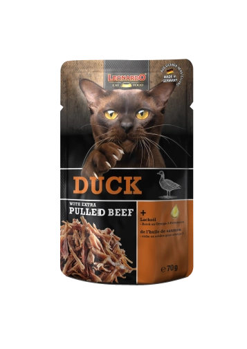 Leonardo Pulled Beef Extra Szarpane Mięso Z Kaczki Saszetka 70g