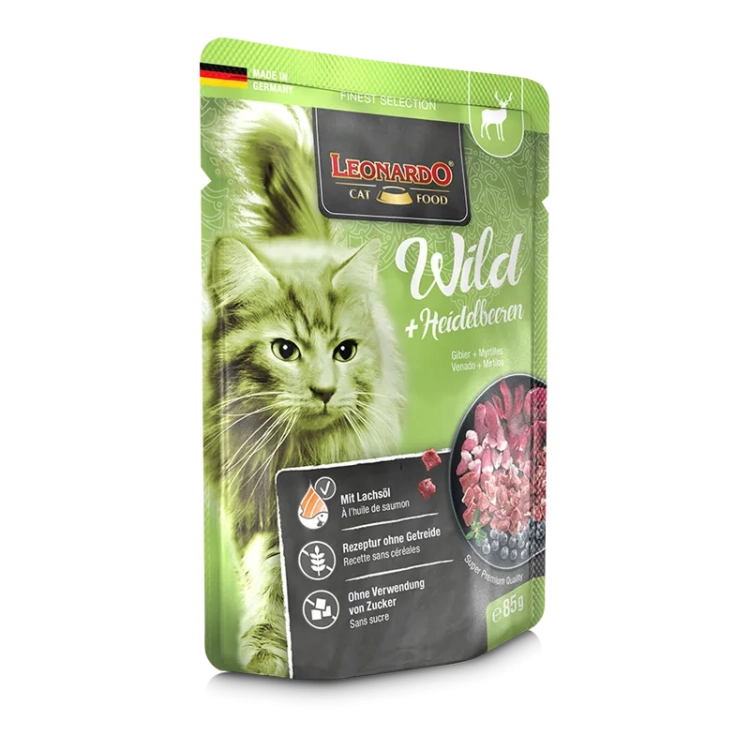 Leonardo Finest Selection Dziczyzna Z Jagodami Saszetka 85g