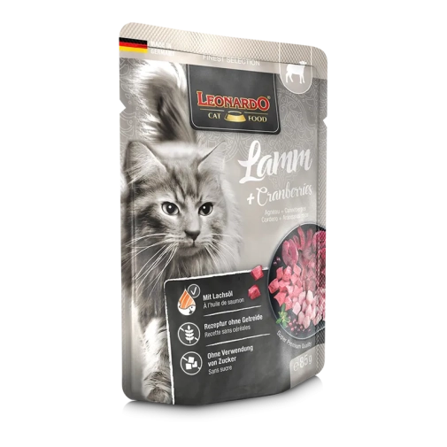 Leonardo Finest Selection Jagnięcina Z Żurawiną Saszetka 85g