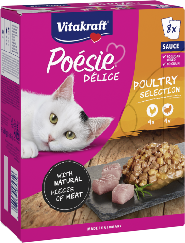 Vitakraft Poesie Delice Sauce Poultry Selection 8x85g