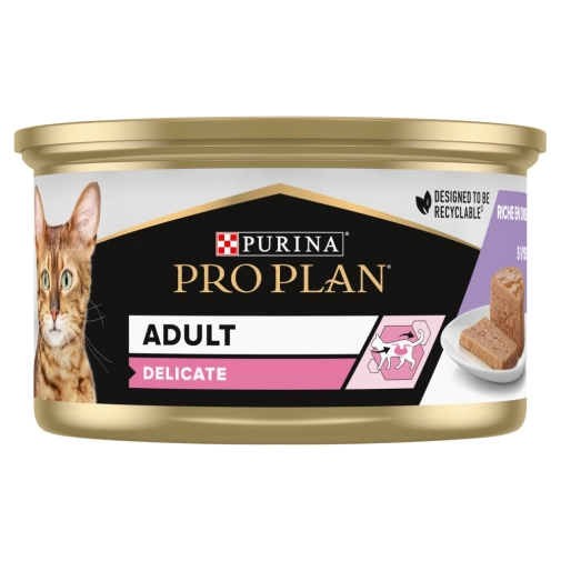 Pro Plan Cat Delicate Mus Z Indykiem Puszka 85g