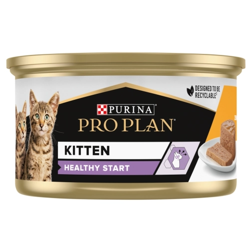 Pro Plan Cat Kitten Mus Z Kurczaka Puszka 85g