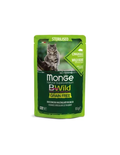 Monge Bwild Grain Free Dzik Z Warzywami W Sosie Saszetka 85g