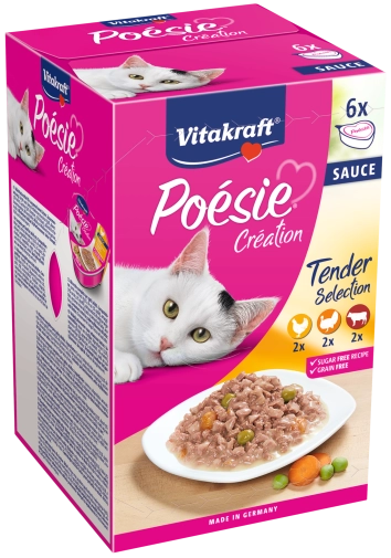 Vitakraft Poesie Creation Sauce Mix Mięsny 6x85g