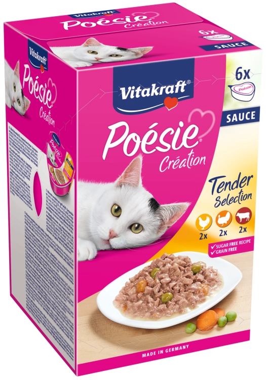 Vitakraft Poesie Creation Sauce Mix Mięsny 6x85g