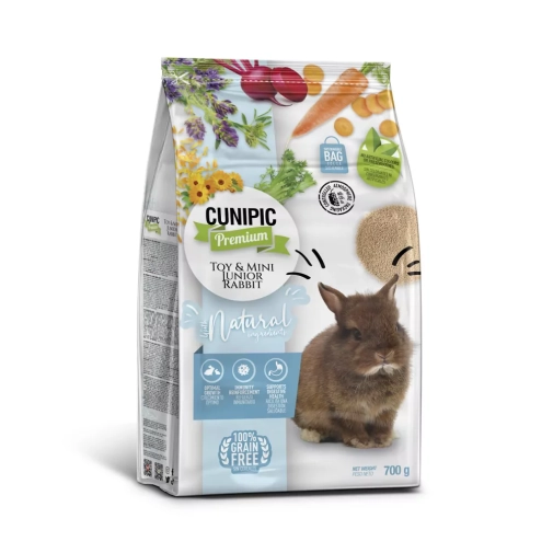 Cunipic Premium Natural Rabbit Toy&mini Junior 700g