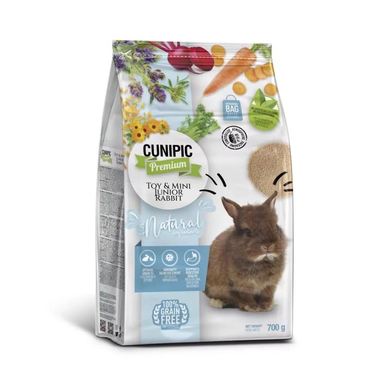 Cunipic Premium Natural Rabbit Toy&mini Junior 700g