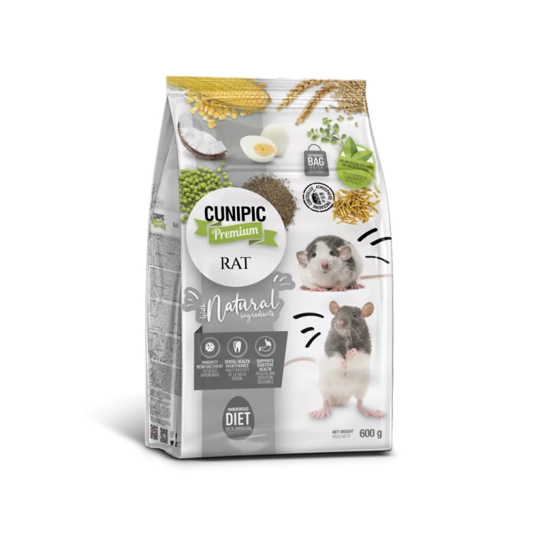 Cunipic Premium Natural Rat - Szczur 600g