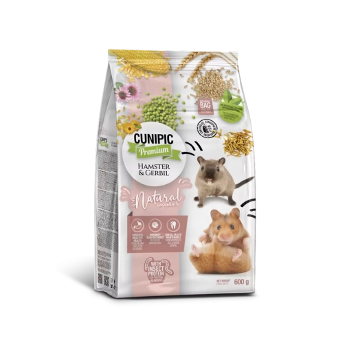 Cunipic Premium Natural Hamster & Gerbil 600g