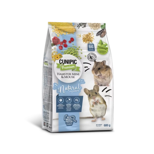 Cunipic Premium Natural Hamster Mini & Mouse 600g