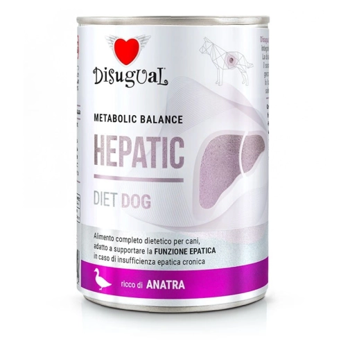 Disugual Dog Diet Hepatic Kaczka 400g