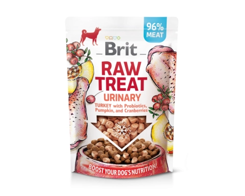 Brit Raw Treat Urinary Indyk&Probiotyk 40g