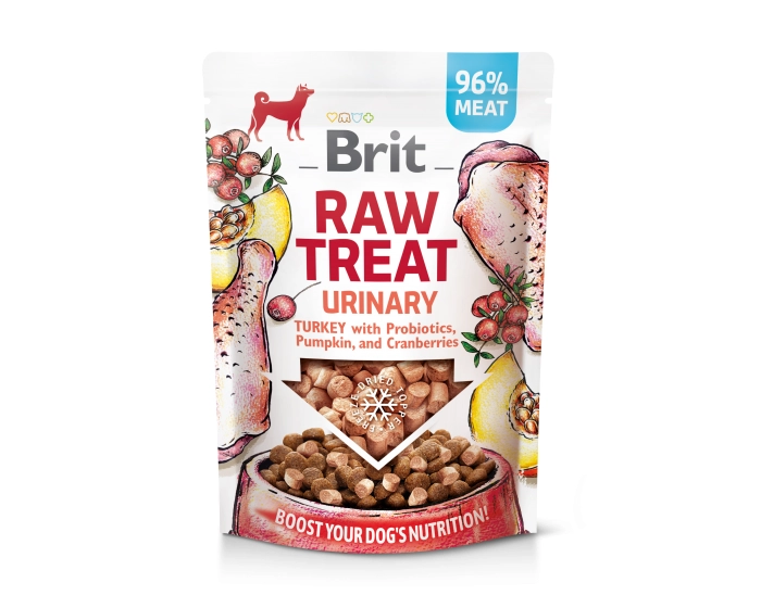 Brit Raw Treat Urinary Indyk&Probiotyk 40g