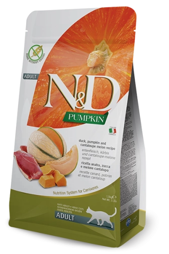 N&D Pumpkin Cat Kaczka&Dynia&Melon 300g