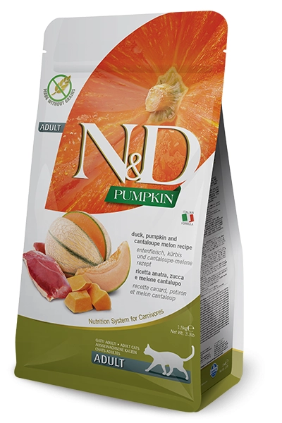N&D Pumpkin Cat Kaczka&Dynia&Melon 300g
