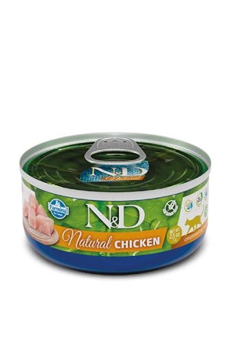 N&D Cat Konserwa Natural Kurczak 70g