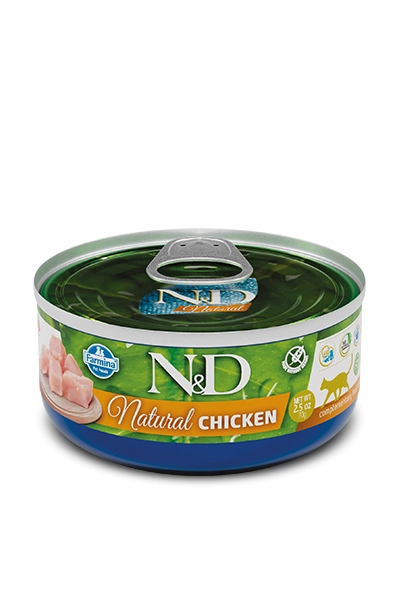 N&D Cat Konserwa Natural Kurczak 70g